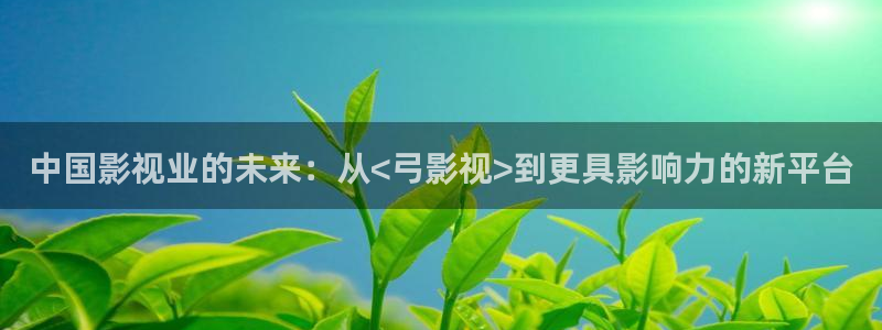 麦田影视下载：中国影视业的未来：从<弓影视>到更具影响力的新平台